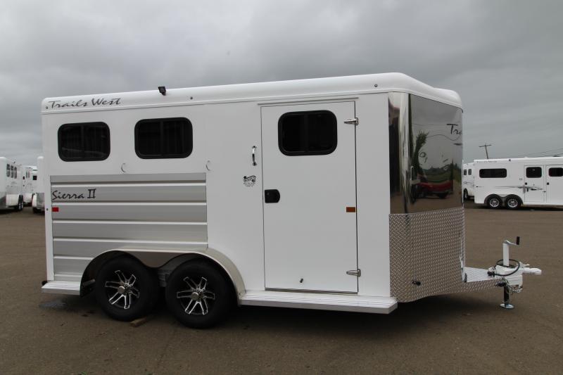 2020 Trails West Sierra 2 Horse Trailer-Lined And Insulated Horse Area-Swing Out Saddle Rack 2020 Trails West Sierra 2 Horse Trailer-Lined And Insulated Horse Area-Swing Out Saddle Rack