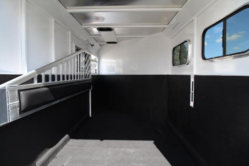 2023 Trails West Classic II 2 Horse Trailer Aluminum Skin Steel Frame