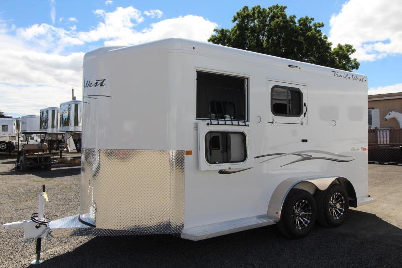 2023 Trails West Classic II Warmblood 2 Horse Trailer - Lined and Insulated Roof 2023 Trails West Classic II Warmblood 2 Horse Trailer - Lined and Insulated Roof