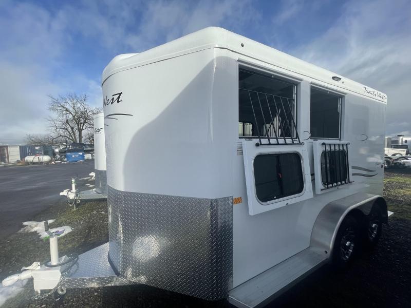 2022 Trails West Adventure MX 2 Horse Bumper Pull Water Tank