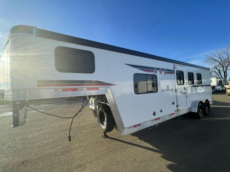 2022 Bison 7308 LQ Horse Trailer ALL ALUMINUM TRAILER 8' Shortwall