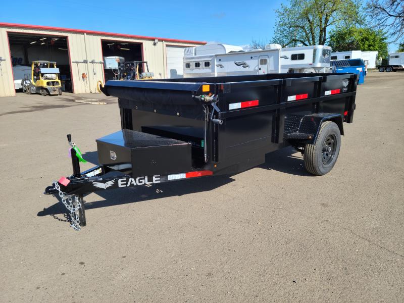 2022 Eagle Trailer 5x10 Tandem Axle 5.2K Dump Trailer- 2 #5200 axle- Brakes Both Axles-Dump Box Frame- Deck Height 28"- Stake Pockets 2022 Eagle Trailer 5x10 Tandem Axle 5.2K Dump Trailer- 2 #5200 axle- Brakes Both Axles-Dump Box Frame- Deck Height 28"- Stake Pockets