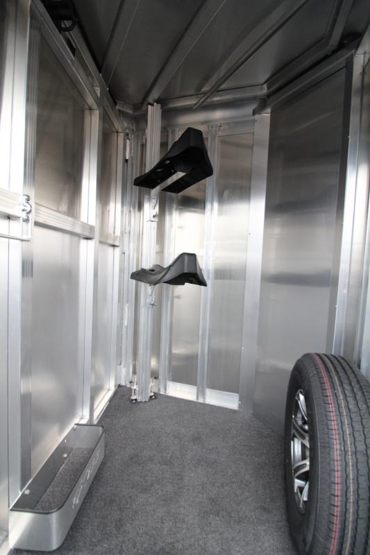 2023 Exiss Express XT 2 Horse Aluminum Trailer Easy Care Horse