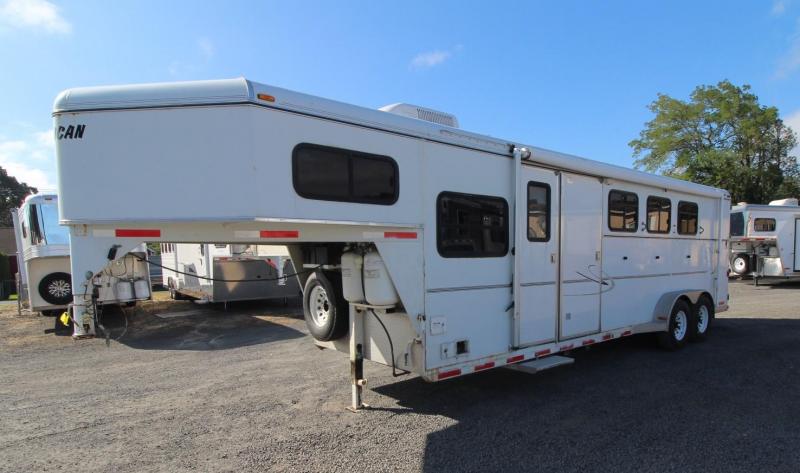 2003 American Trailers 3 HORSE TRAILER - MID TACK Horse Trailer 2003 American Trailers 3 HORSE TRAILER - MID TACK Horse Trailer