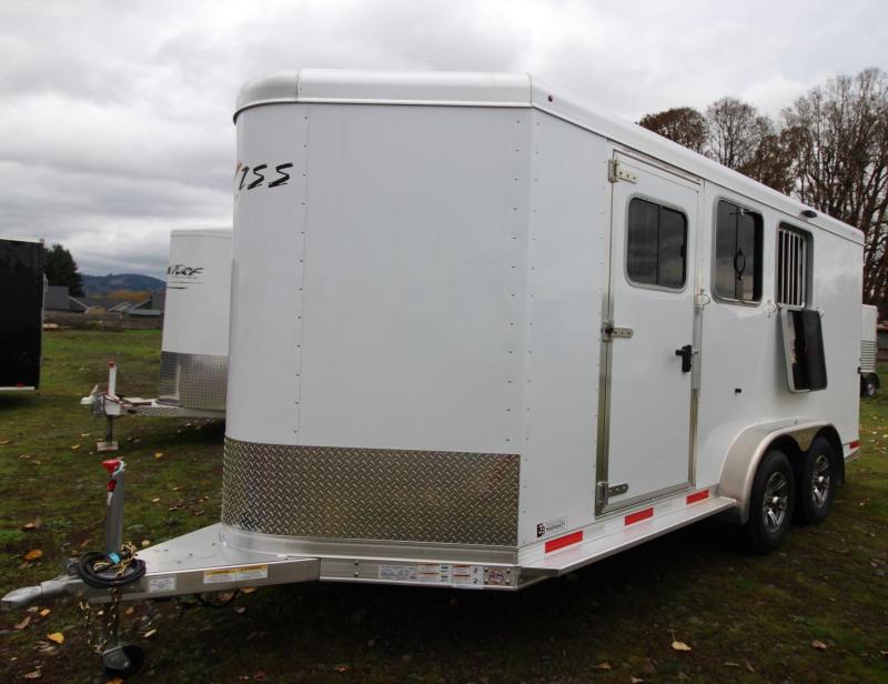 2022 Exiss 730 3 Horse BP Trailer Escape Door Easy Care Floor