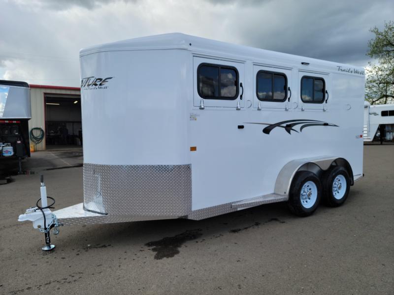 2023 Trails West Adventure 3 Horse Trailer-6'9" Wide, 7'0" Tall - 25 Gallon Water Tank-Swing Out Saddle Rack -Spare Tire- Slam Latch Dividers- 2023 Trails West Adventure 3 Horse Trailer-6'9" Wide, 7'0" Tall - 25 Gallon Water Tank-Swing Out Saddle Rack -Spare Tire- Slam Latch Dividers-