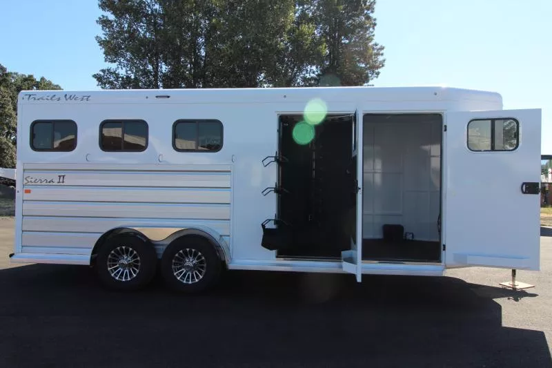2026 Trails West Sierra II - XL Dressing Room - Side Tack - 7'4" Tall - Escape Door - L&I Horse Area