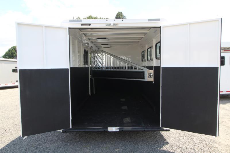 2024 Trails West Classic Gooseneck 3 Horse Trailer Living Quarter