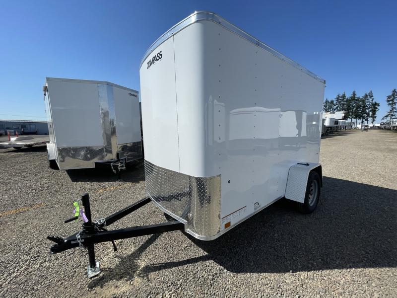 2023 Compass Indigo 5X10 Cargo/Utility/Enclosed Trailer Ramp Rear Door