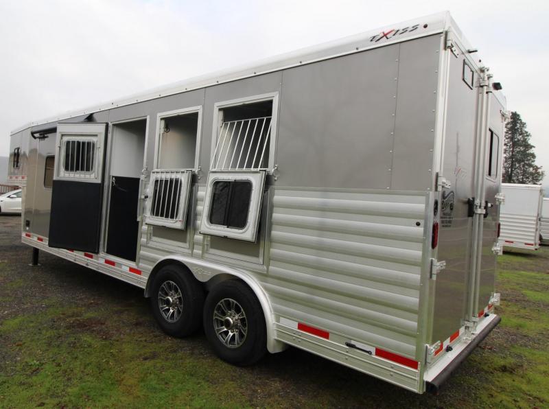 Used 2021 Trails West Adventure MX 2 Horse Bumper Pull Slant Load Horse