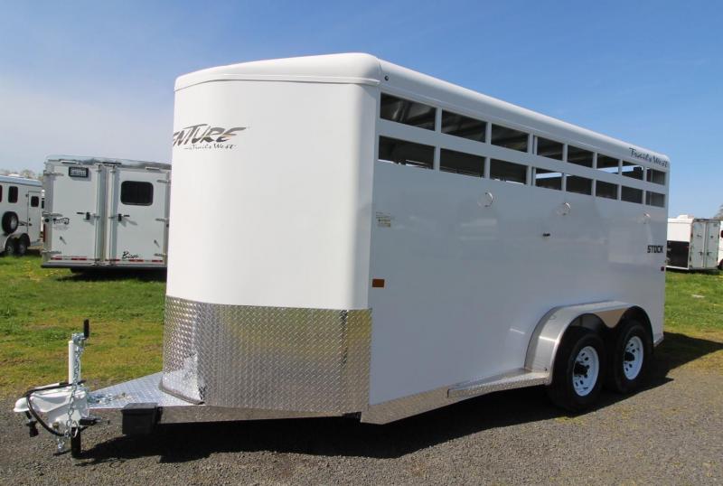 2023 Trails West Adventure II 17 ft. Stock Livestock Trailer