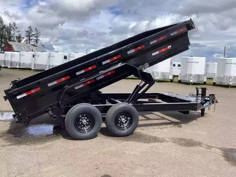 2025 Teton Trailer PRICE REDUCED $1850! 2025 Teton  Dump Trailer 14' long x 82'' wide-14k- Scissor lift- XL chain box-tarp system! Dump Trailer