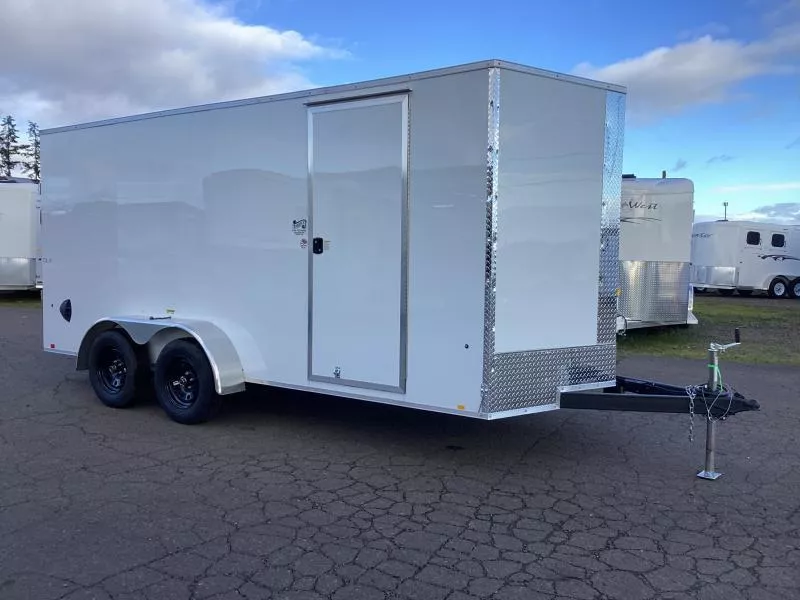 2026 Compass Indigo DLX 7x16 Enclosed Cargo Trailer-Rear Flat Top W/ V-Nose Cargo / Enclosed Trailer