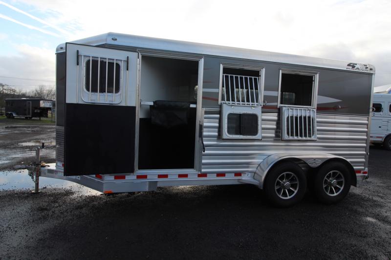 2024 Trails West Classic II 2 Horse Trailer Warmblood Stalls & Height