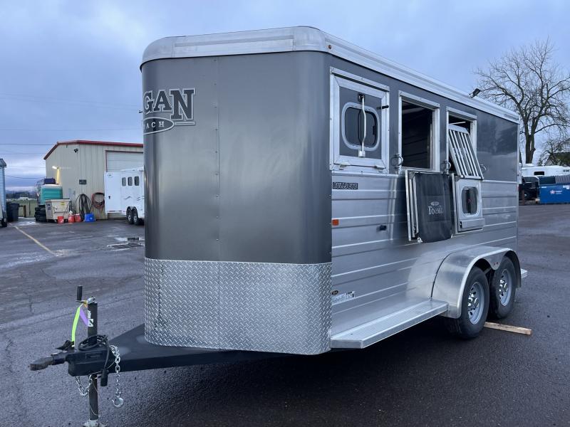 2020 Logan Bullseye 3H BP | 7'0 Tall/6'9'' Wide | Steel Frame/Aluminum Skin | Extruded Aluminum | Water Tank | Swing Out Saddle Rack 2020 Logan Bullseye 3H BP | 7'0 Tall/6'9'' Wide | Steel Frame/Aluminum Skin | Extruded Aluminum | Water Tank | Swing Out Saddle Rack