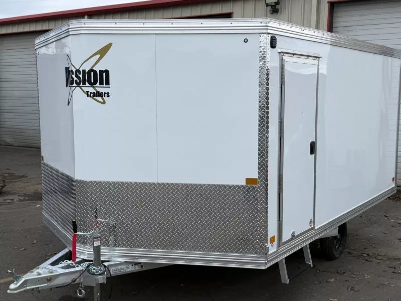 2026 ALCOM MISSION CROSSOVER 101''X 12' Snowmobile Trailer- Paddle Grabbers and Ski Guides!