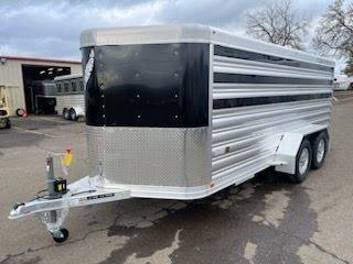 2023 Featherlite 16' Low Profile Stock Trailer for Smaller Livestock! 2 Adjustable Center Gates w/ Sliding Doors - Escape Door - 3 Air Gaps w/ Plexiglass! 2023 Featherlite 16' Low Profile Stock Trailer for Smaller Livestock! 2 Adjustable Center Gates w/ Sliding Doors - Escape Door - 3 Air Gaps w/ Plexiglass!