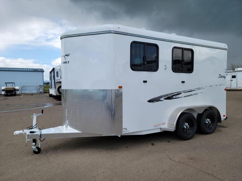 2022 Thuro-Bilt Liberty 2H Horse Trailer- 7'6" Inside Height-Stand UP Water Tank - Swing-Out Saddle Rack- Rear Load Light 2022 Thuro-Bilt Liberty 2H Horse Trailer- 7'6" Inside Height-Stand UP Water Tank - Swing-Out Saddle Rack- Rear Load Light