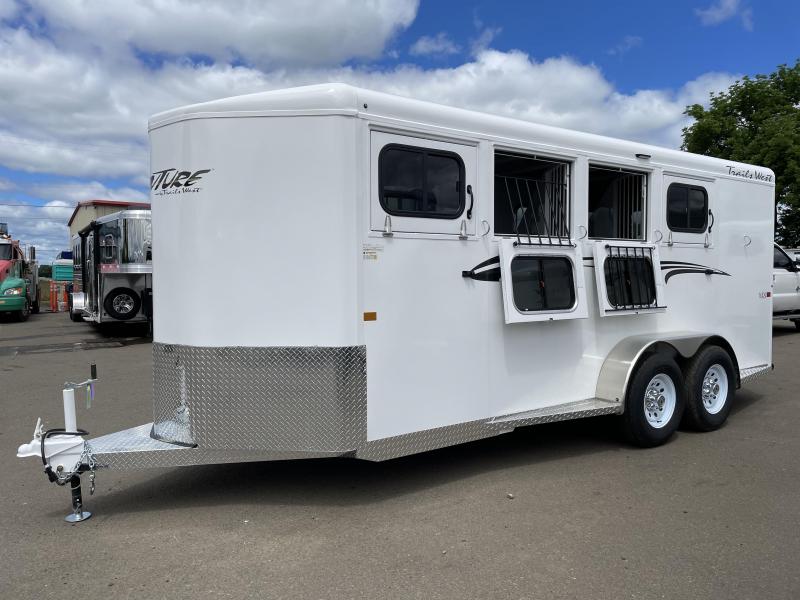 2023 Trails West Adventure MX 4 Horse Bumper Pull - Rear Windows Swing Out Saddle Rack - Water Tank - Drop Down Windows & Bars - LED Load Lights - 2023 Trails West Adventure MX 4 Horse Bumper Pull - Rear Windows Swing Out Saddle Rack - Water Tank - Drop Down Windows & Bars - LED Load Lights -