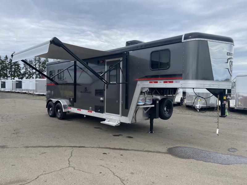 2022 Bison Trailers Ranger 2 Horse 7208 Horse Trailer w/Air Cond