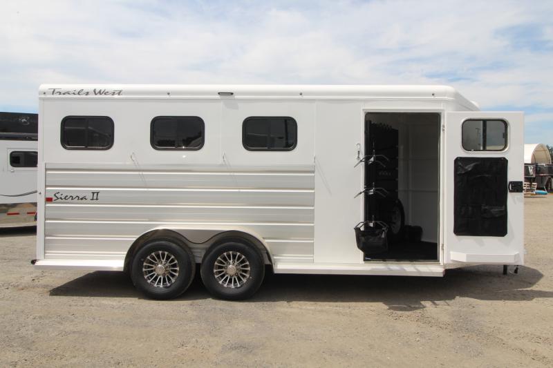 2023 Trails West Manufacturing Classic 12X12 3H LQ Horse Trailer 7'0
