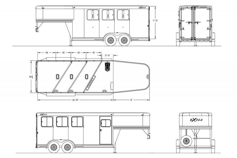 new Horse Trailers Exiss Trailers  for sale, in Woodland, WA Thumbnail 14