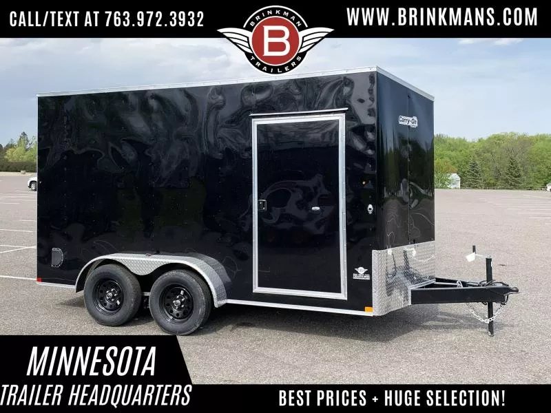 Carry-On 7x14 Enclosed Trailer - Rear Ramp  nH7YNkg538lx