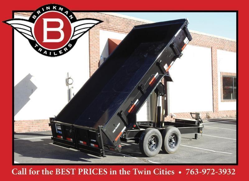 Top Hat 7 x 16 Dump Trailer 14000 GVWR w/ Scissor Lift/ Tarp System