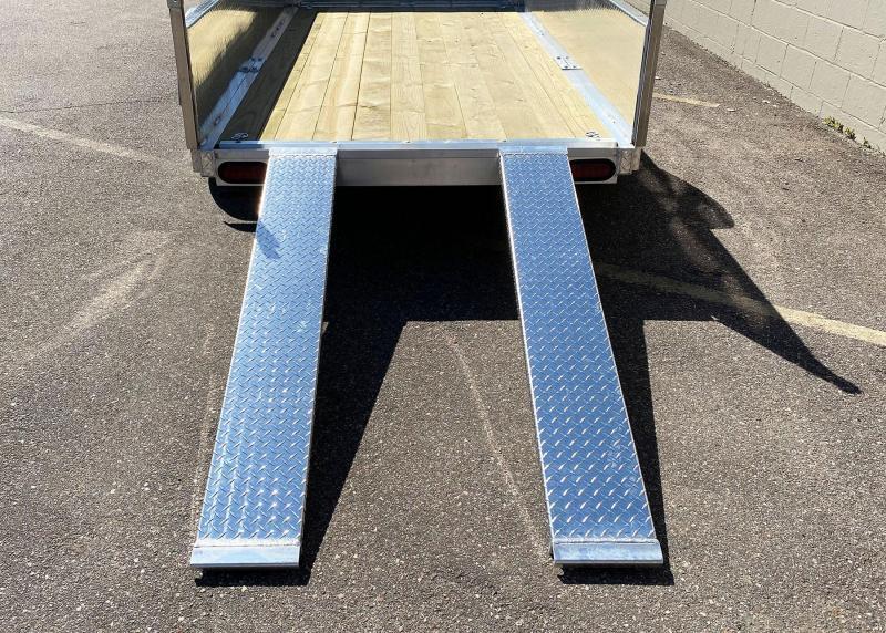 Quality Trophy 5x10 Aluminum Utility Trailer Diamond Plate Sides