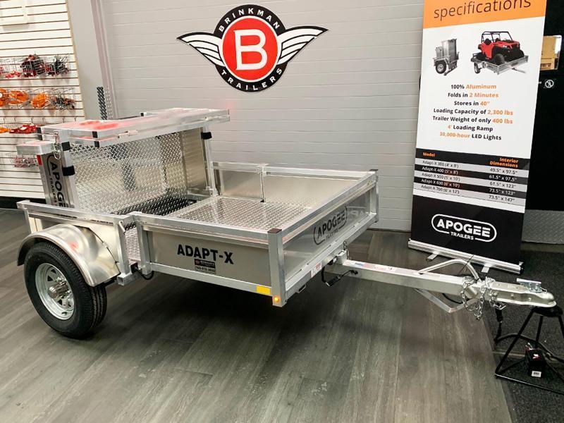 Apogee Unique 4x8 Folding Aluminum Utility Trailer! Brinkmans