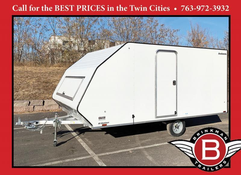 Lightning 101"x13 Aluminum Enclosed TwoPlace Snowmobile Trailer with