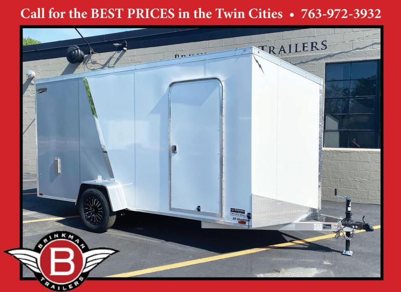 Lightning 6x14 Aluminum Enclosed Trailer - 6'8" Int. - Rear Ramp! Lightning 6x14 Aluminum Enclosed Trailer - 6'8" Int. - Rear Ramp!