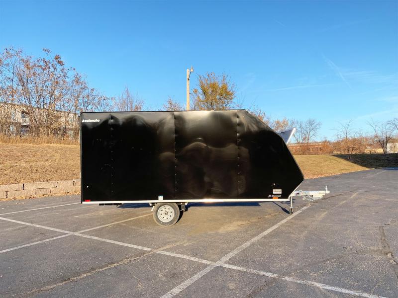 Lightning 8.5x13 Aluminum Enclosed TwoPlace Snowmobile Trailer with