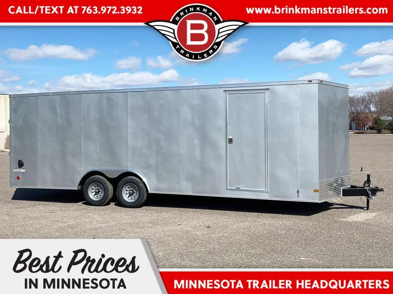 Deluxe Haulmark 8.5x24 Enclosed Car /Cargo Trailer - Rear Ramp! ETrwmGuunkfi