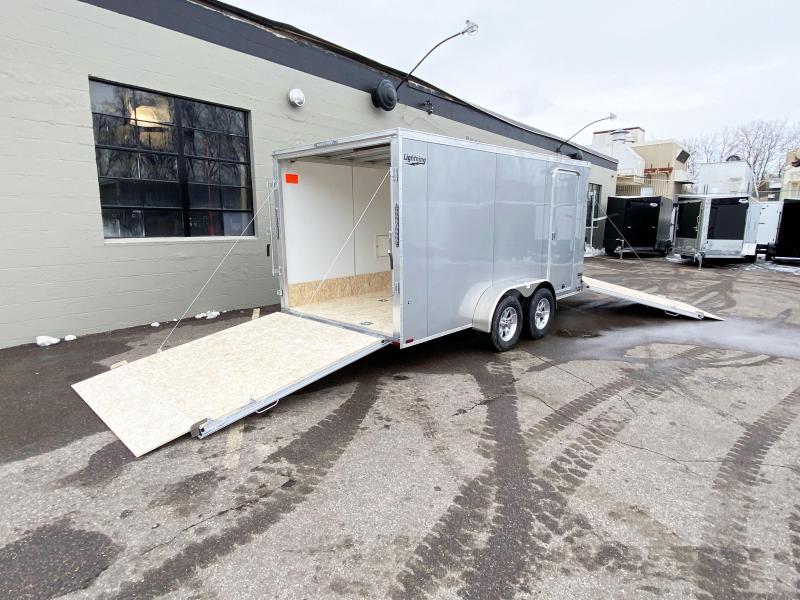 Lightning 7x19 Aluminum 2Place Enclosed Snowmobile Trailer Near Me