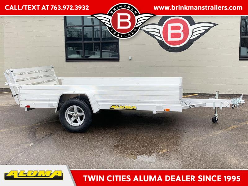 Aluma 7210H BT Aluminum Open Trailer BiFold Ramp 12" Side Rail Kit