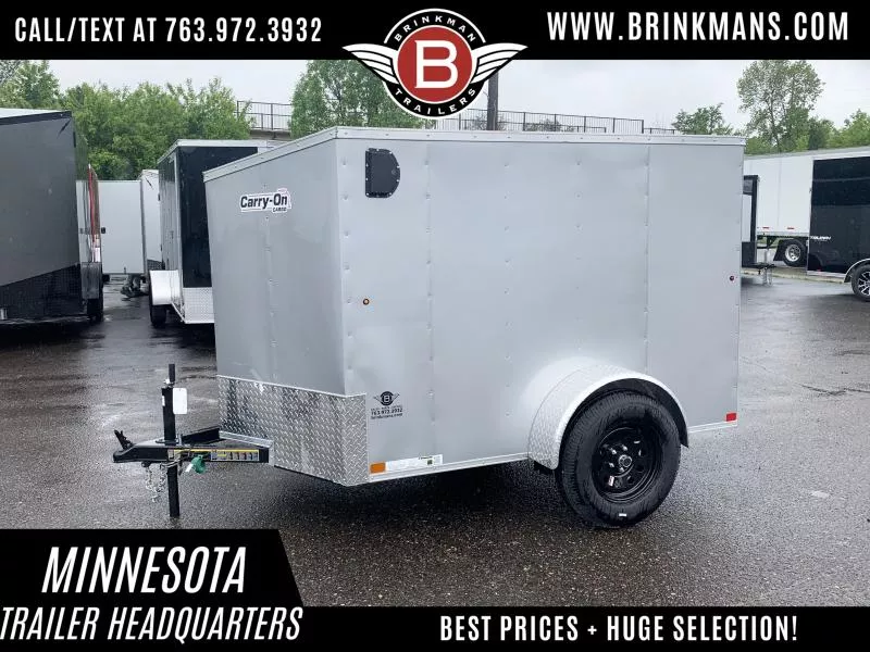 Carry-On 5x8 Enclosed Trailer - Rear Ramp Door rnSmFElwj4mu