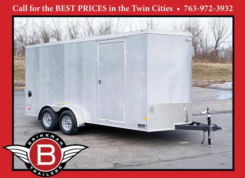 Premium Haulmark 7x16 Enclosed Cargo Trailer - Rear Ramp - 7' Interior Premium Haulmark 7x16 Enclosed Cargo Trailer - Rear Ramp - 7' Interior