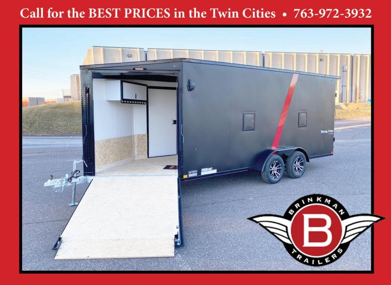 Formula 7x23 (18'+5'V) Aluminum Enclosed Snowmobile Trailer - SUPREME Formula 7x23 (18'+5'V) Aluminum Enclosed Snowmobile Trailer - SUPREME