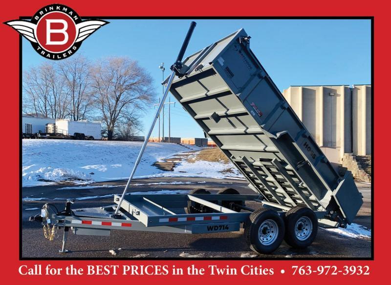 Watchdog 7' x 14' Dump Trailer with Telescopic Lift and 14,000# GVWR! Watchdog 7' x 14' Dump Trailer with Telescopic Lift and 14,000# GVWR!