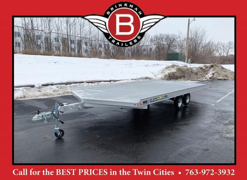 Aluma 8.5x20 Aluminum Snowmobile Trailer 4 Place! Snowmobile