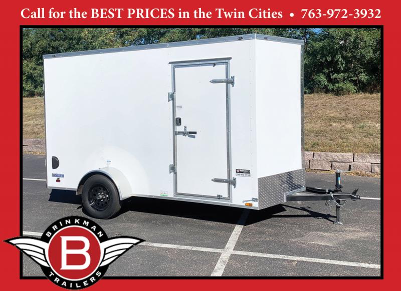 Continental 6x12 Enclosed Trailer - 32" Side Door - Rear Ramp Door! Continental 6x12 Enclosed Trailer - 32" Side Door - Rear Ramp Door!