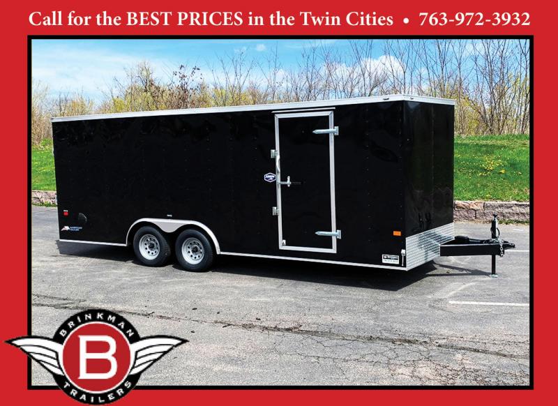 American Hauler 8.5x20 Enclosed Car Trailer - 6'6" Int. - Rear Ramp! American Hauler 8.5x20 Enclosed Car Trailer - 6'6" Int. - Rear Ramp!