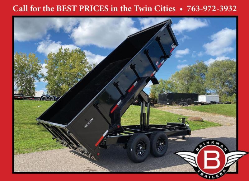 Heavy Duty Top Hat 7x16 Dump Trailer - 14,000# GVWR - Upgraded 36" Sides Heavy Duty Top Hat 7x16 Dump Trailer - 14,000# GVWR - Upgraded 36" Sides