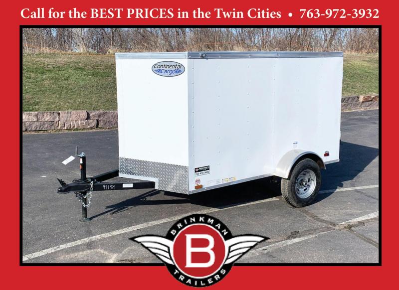 Continental 5x8 Enclosed Trailer - Rear Ramp! Continental 5x8 Enclosed Trailer - Rear Ramp!
