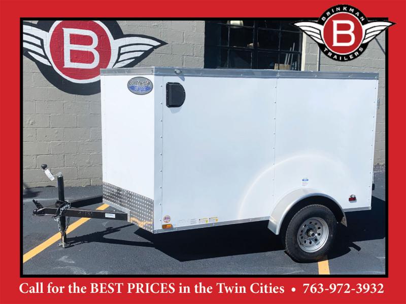 Continental Cargo 5x8 Enclosed Trailer - Rear Ramp Door! Continental Cargo 5x8 Enclosed Trailer - Rear Ramp Door!