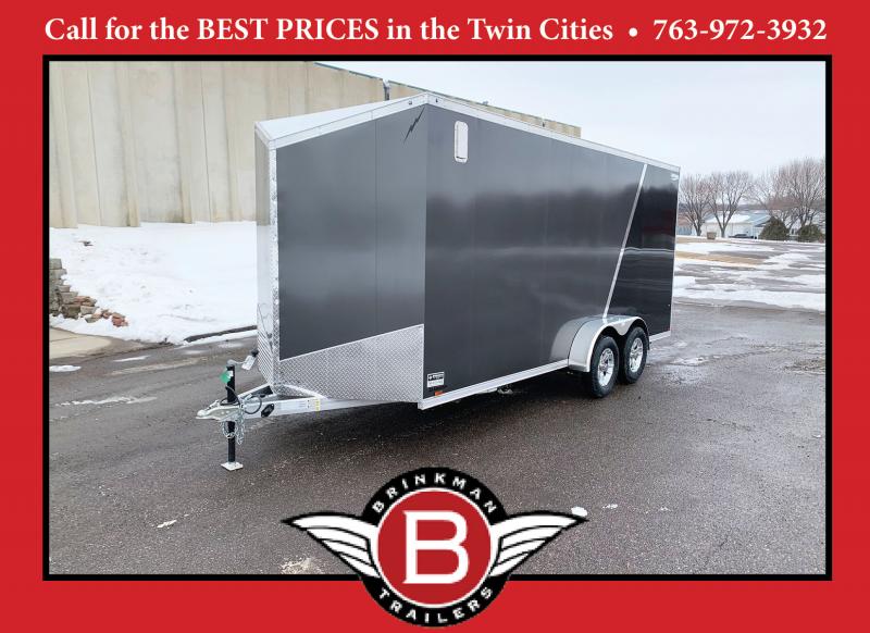 Lightning 7x18 Aluminum Enclosed Trailer - 7'3" Int. - Rear Ramp! Lightning 7x18 Aluminum Enclosed Trailer - 7'3" Int. - Rear Ramp!