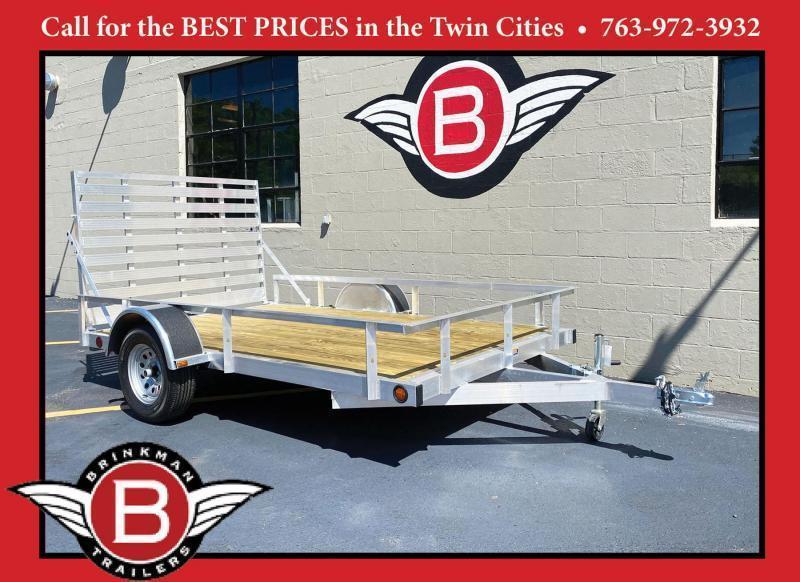 Quality Trophy 6.5x10 Aluminum Utility Trailer - Rear Ramp! Quality Trophy 6.5x10 Aluminum Utility Trailer - Rear Ramp!