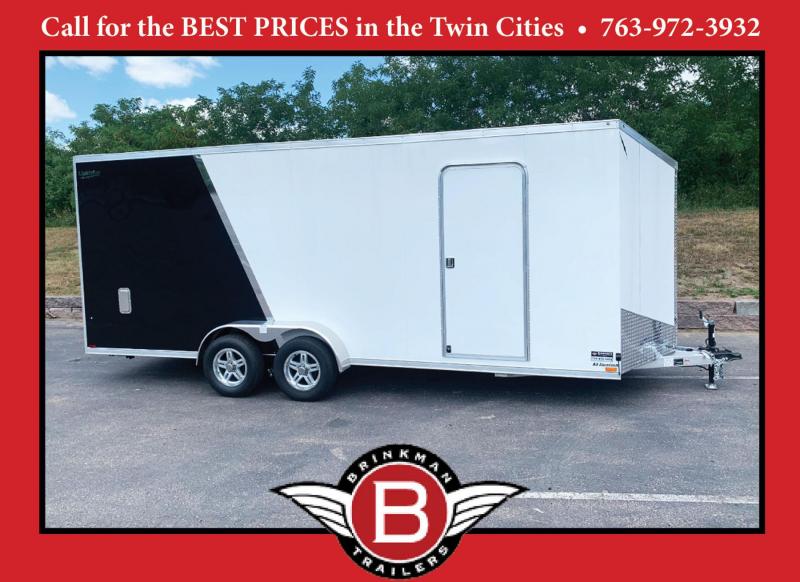 Lightning 6 x 10 Enclosed Aluminum Cargo Trailer 6'9" Int. Rear