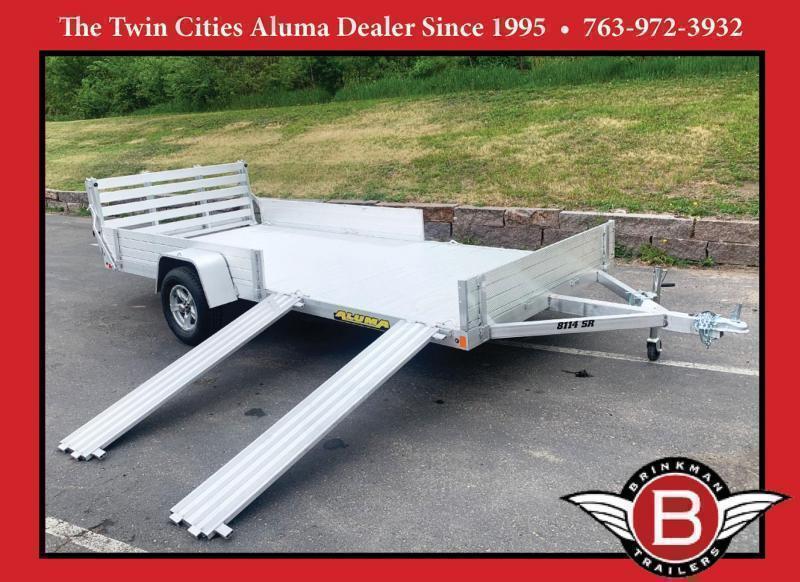 Aluma 8114SR Aluminum ATV Trailer - Side Ramps! Aluma 8114SR Aluminum ATV Trailer - Side Ramps!